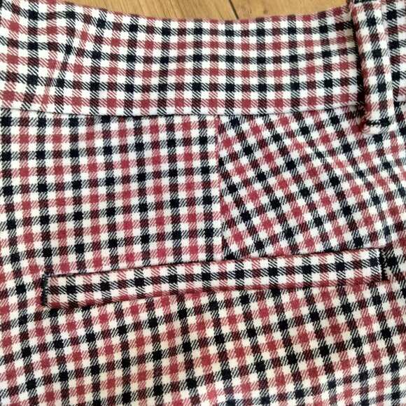 *NEW- GAP Golf Pants Sz 2 Petite - checkered/check gingham pattern ankle crop - Picture 8 of 9
